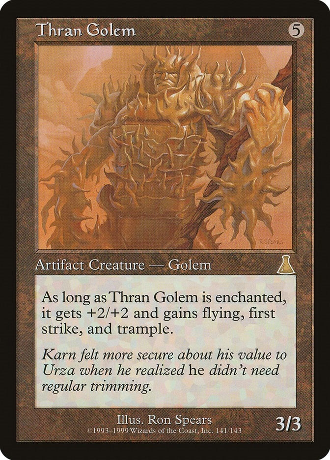 Image for Thran Golem (Urza's Destiny) (141) - Magic: The Gathering