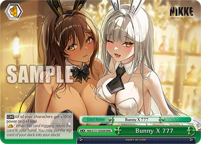 Image for Bunny X 777 (RRR) (GODDESS OF VICTORY: NIKKE) (NIK/S117-E056R RRR) - Weiss Schwarz