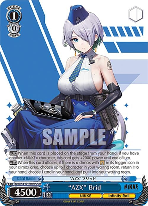 Image for "AZX" Brid (SR) (GODDESS OF VICTORY: NIKKE) (NIK/S117-E090S SR) - Weiss Schwarz