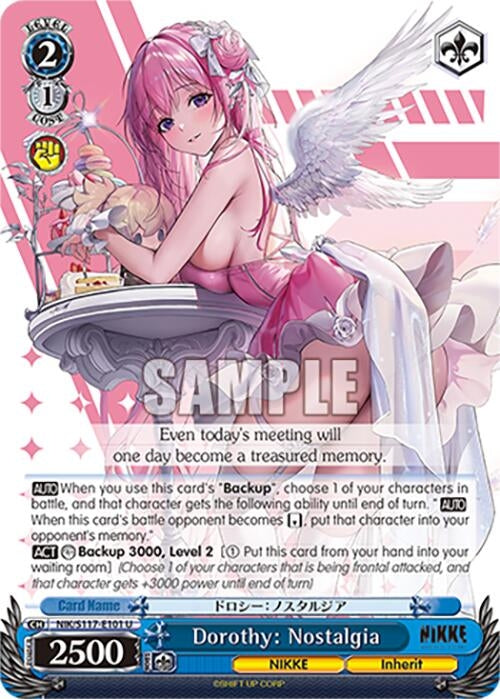 Image for Dorothy: Nostalgia (GODDESS OF VICTORY: NIKKE) (NIK/S117-E101 U) - Weiss Schwarz