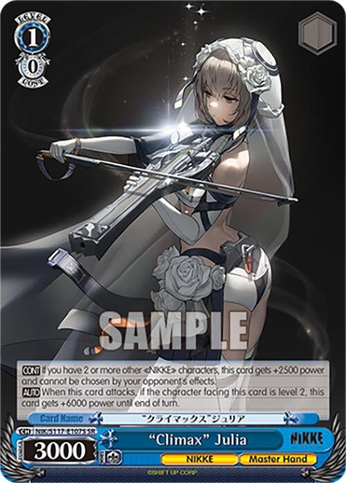 Image for "Climax" Julia (SR) (GODDESS OF VICTORY: NIKKE) (NIK/S117-E107S SR) - Weiss Schwarz