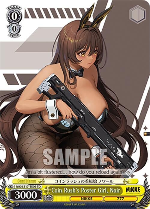 Image for Coin Rush's Poster Girl, Noir (GODDESS OF VICTORY: NIKKE) (NIK/S117-TE06 TD) - Weiss Schwarz