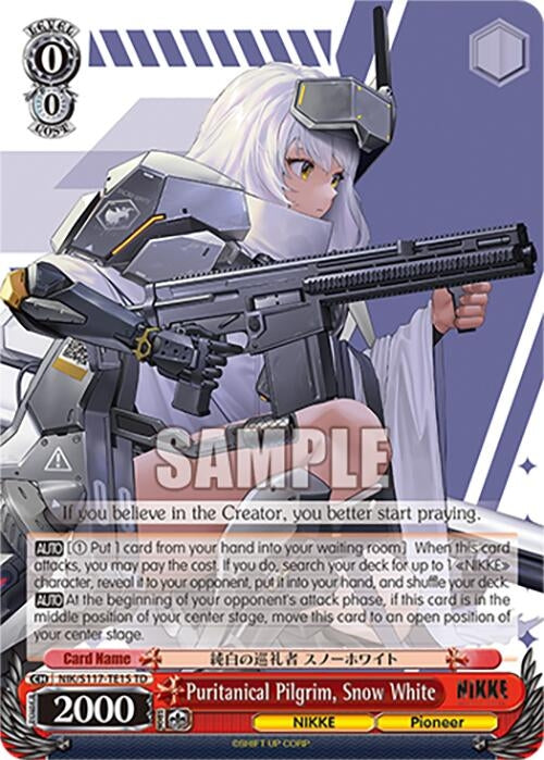 Image for Puritanical Pilgrim, Snow White (GODDESS OF VICTORY: NIKKE) (NIK/S117-TE15 TD) - Weiss Schwarz