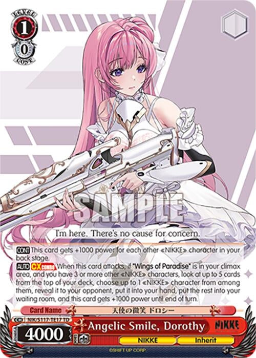 Image for Angelic Smile, Dorothy (GODDESS OF VICTORY: NIKKE) (NIK/S117-TE17 TD) - Weiss Schwarz