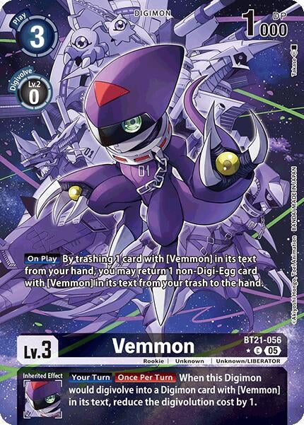 Image for Vemmon (Alternate Art) (BT21) (BT21-056 C) - Digimon Card Game