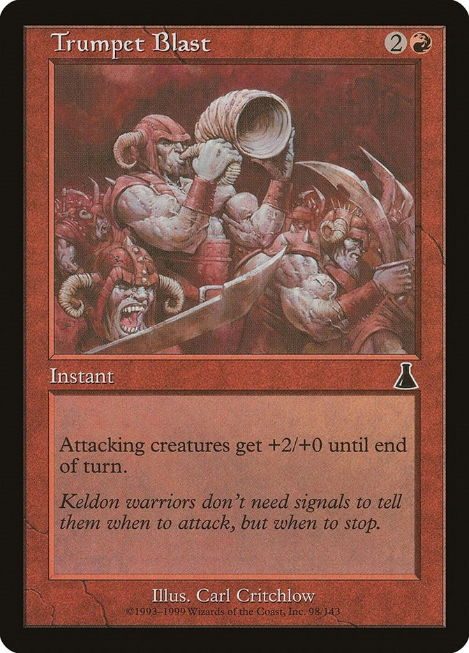 Image for Trumpet Blast (Urza's Destiny) (98) - Magic: The Gathering