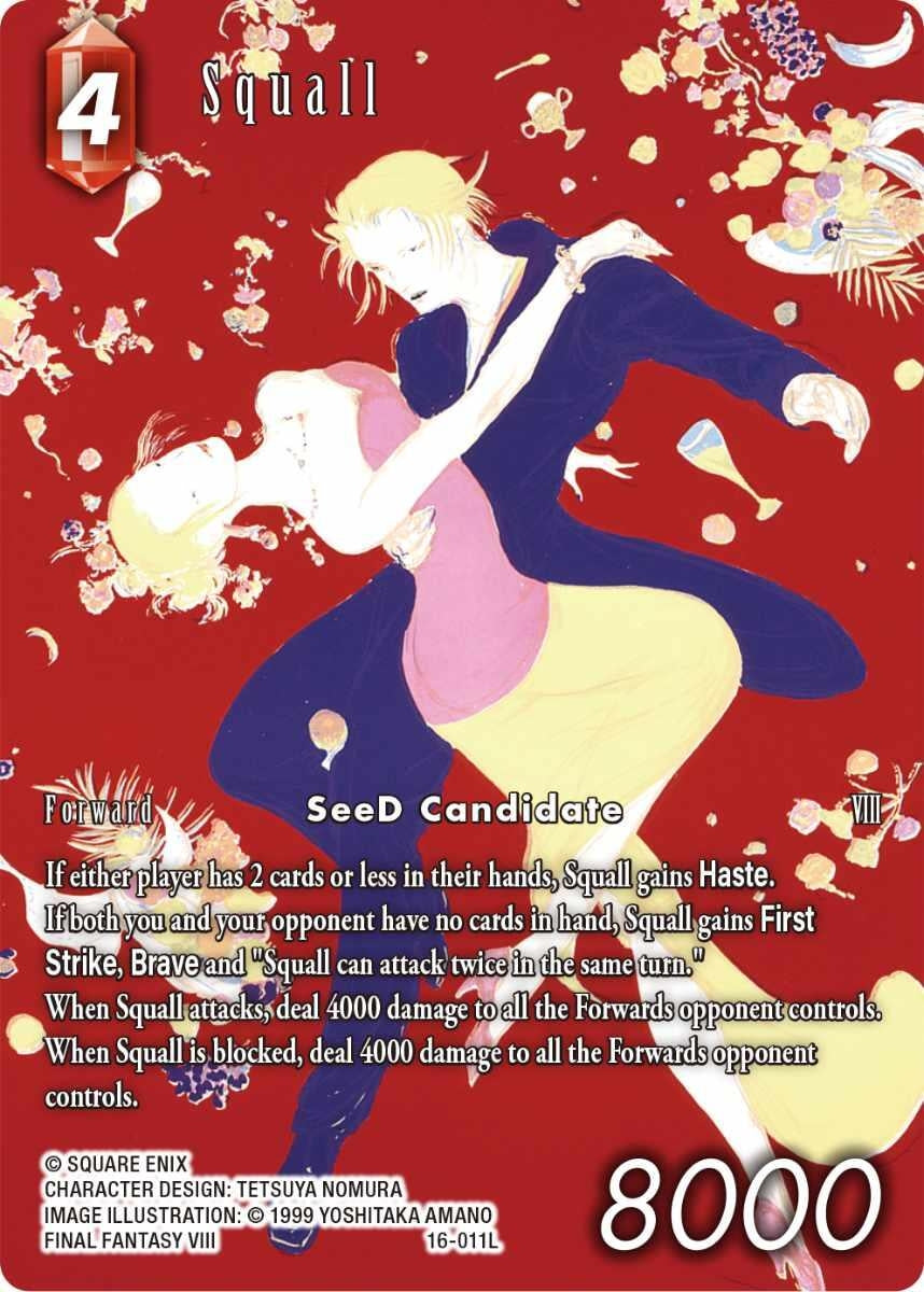 Image for Squall (Full Art) (Tears of the Planet) (16-011L) - Final Fantasy TCG