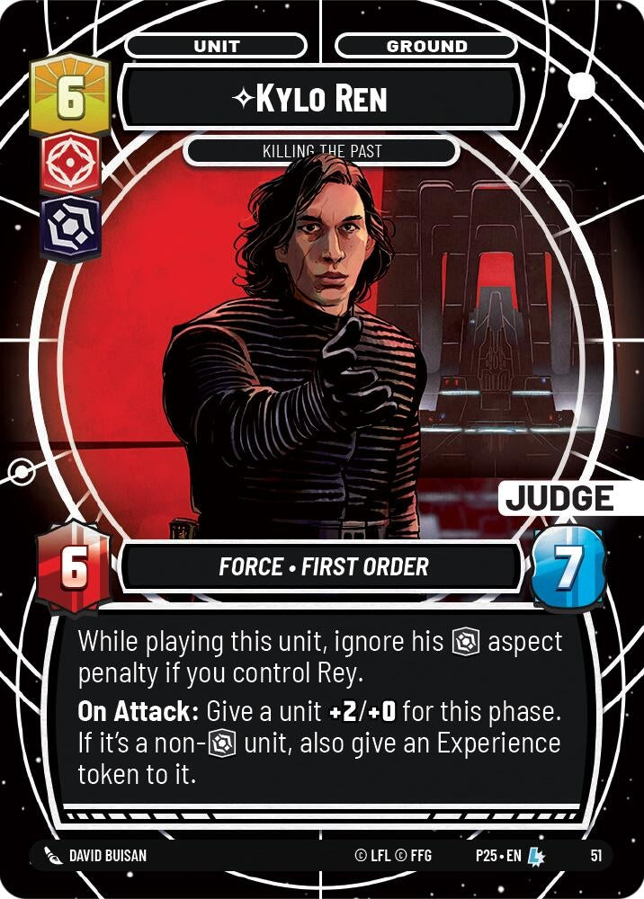 Image for Kylo Ren - Killing the Past (Judge Promos) (51) - Star Wars: Unlimited