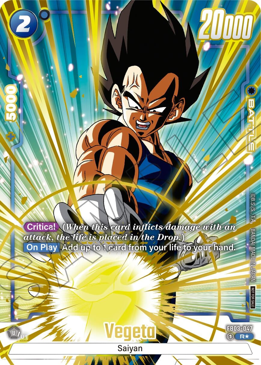 Image for Vegeta (Alternate Art) (Limited Pack 01) (Tournament and Championship Promos) (FB03-047) - Dragon Ball Super: Fusion World