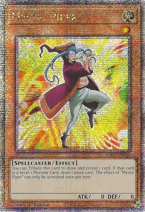 Image for Mystic Piper (Quarter Century Secret Rare) (Quarter Century Stampede) (RA04-EN005) - YuGiOh