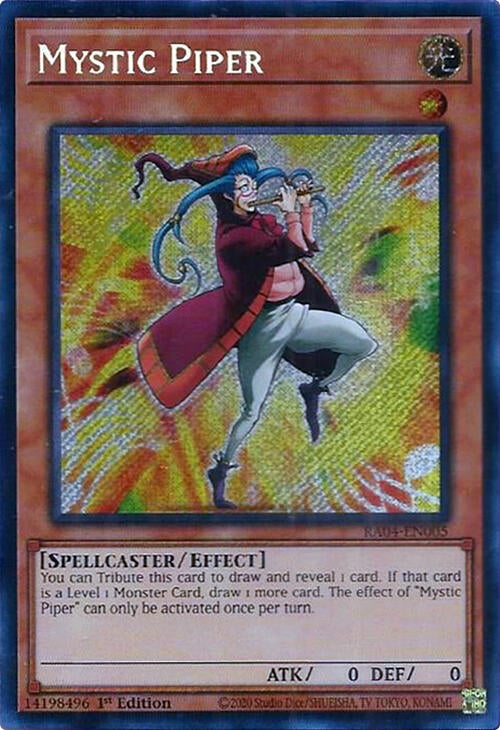 Image for Mystic Piper (Secret Rare) (Quarter Century Stampede) (RA04-EN005) - YuGiOh