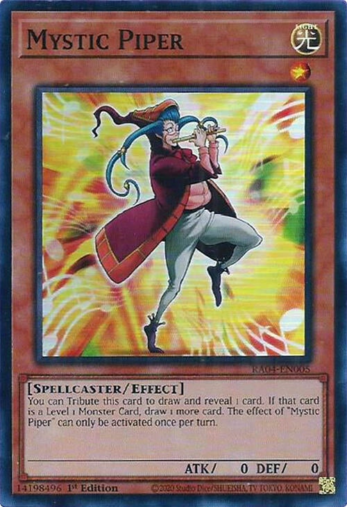 Image for Mystic Piper (Quarter Century Stampede) (RA04-EN005) - YuGiOh