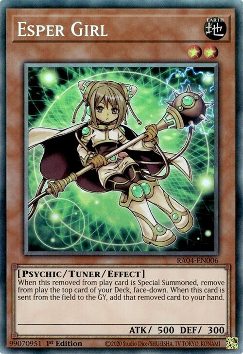 Image for Esper Girl (PCR) (Quarter Century Stampede) (RA04-EN006) - YuGiOh