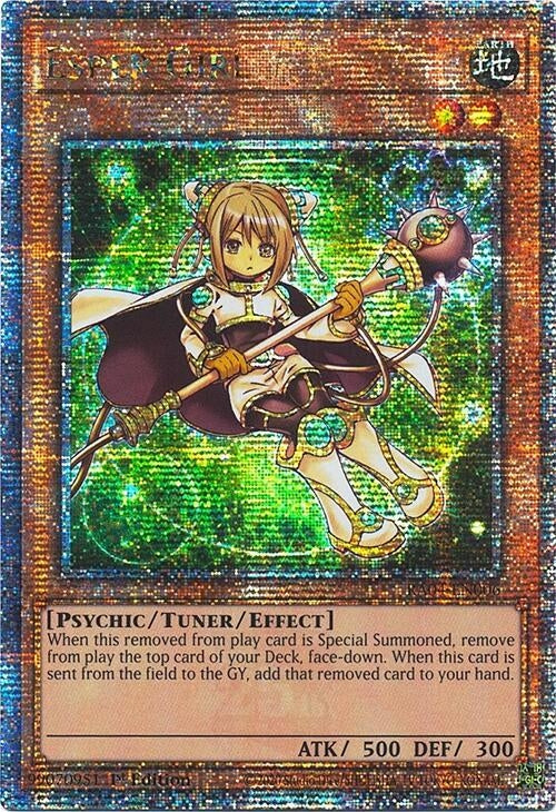 Image for Esper Girl (Quarter Century Secret Rare) (Quarter Century Stampede) (RA04-EN006) - YuGiOh