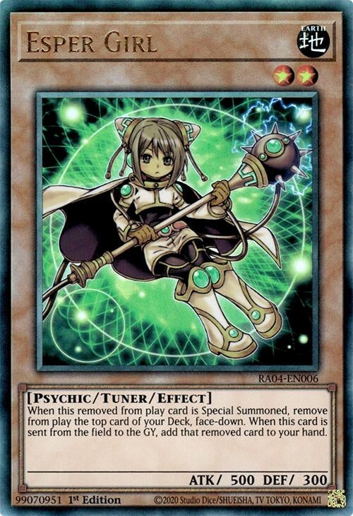 Image for Esper Girl (PUR) (Quarter Century Stampede) (RA04-EN006) - YuGiOh