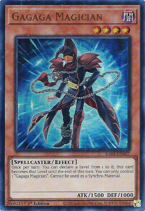 Image for Gagaga Magician (UR) (Quarter Century Stampede) (RA04-EN007) - YuGiOh