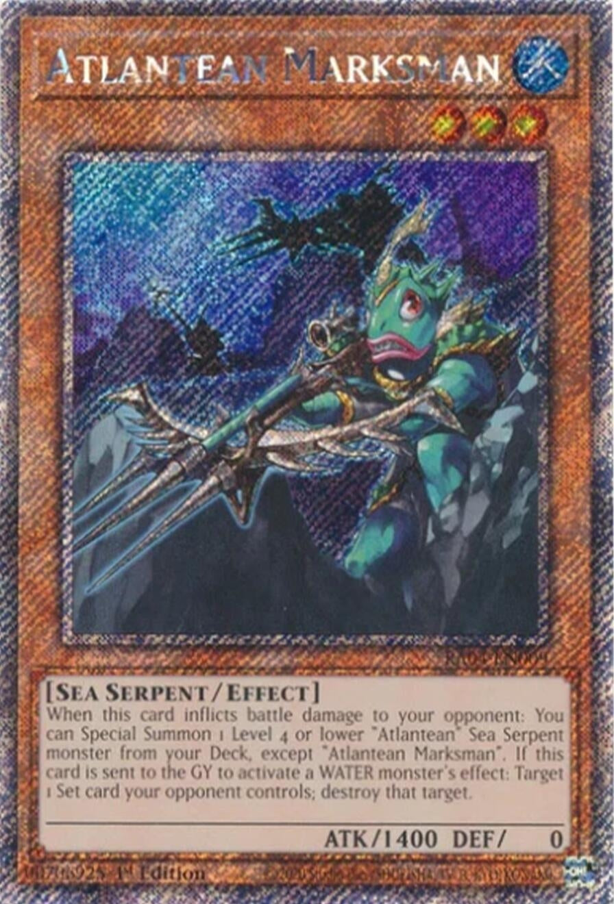Image for Atlantean Marksman (Platinum Secret Rare) (Quarter Century Stampede) (RA04-EN009) - YuGiOh