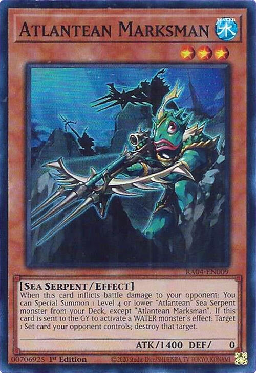 Image for Atlantean Marksman (Quarter Century Stampede) (RA04-EN009) - YuGiOh
