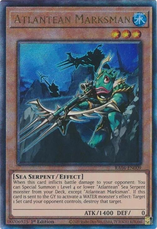 Image for Atlantean Marksman (PUR) (Quarter Century Stampede) (RA04-EN009) - YuGiOh