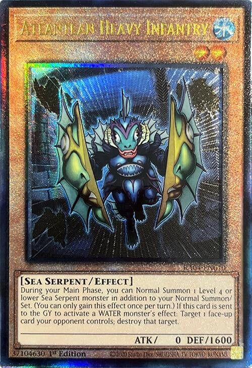 Image for Atlantean Heavy Infantry (PCR) (Quarter Century Stampede) (RA04-EN010) - YuGiOh