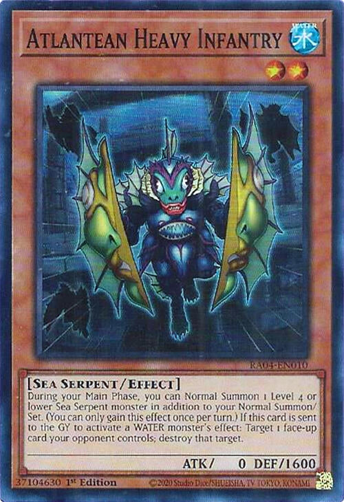 Image for Atlantean Heavy Infantry (Quarter Century Stampede) (RA04-EN010) - YuGiOh