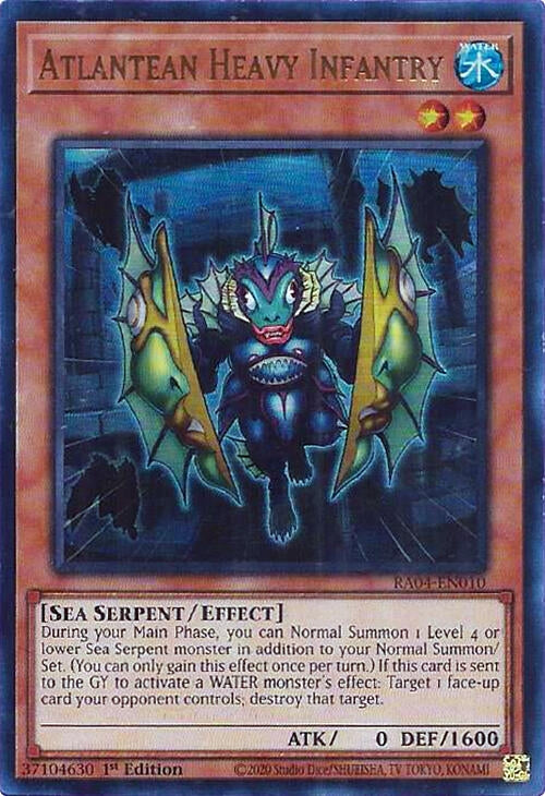 Image for Atlantean Heavy Infantry (UR) (Quarter Century Stampede) (RA04-EN010) - YuGiOh