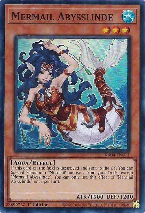 Image for Mermail Abysslinde (Quarter Century Stampede) (RA04-EN011) - YuGiOh