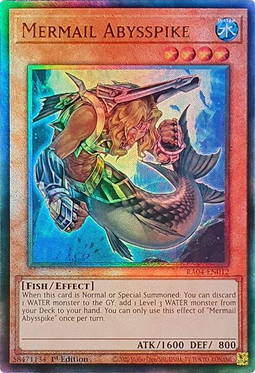 Image for Mermail Abysspike (PUR) (Quarter Century Stampede) (RA04-EN012) - YuGiOh