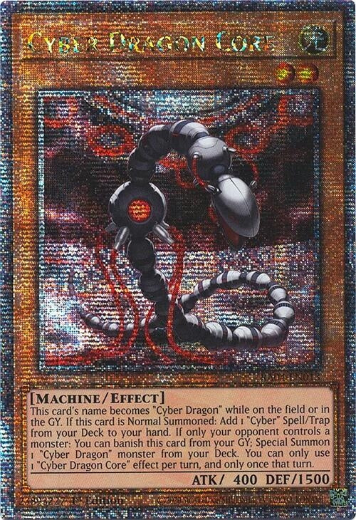 Image for Cyber Dragon Core (Quarter Century Secret Rare) (Quarter Century Stampede) (RA04-EN013) - YuGiOh