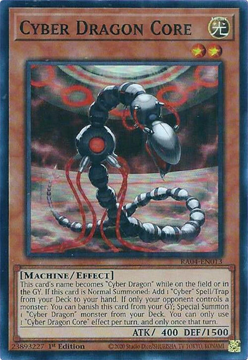 Image for Cyber Dragon Core (Quarter Century Stampede) (RA04-EN013) - YuGiOh