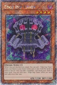 Image for Edge Imp Chain (Platinum Secret Rare) (Quarter Century Stampede) (RA04-EN014) - YuGiOh