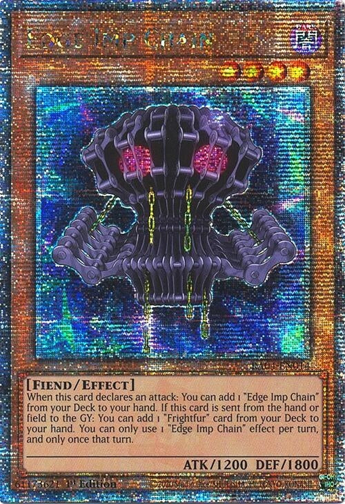 Image for Edge Imp Chain (Quarter Century Secret Rare) (Quarter Century Stampede) (RA04-EN014) - YuGiOh