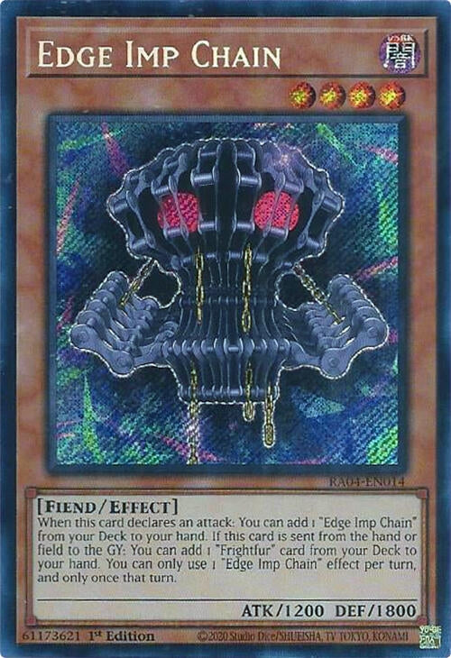 Image for Edge Imp Chain (Secret Rare) (Quarter Century Stampede) (RA04-EN014) - YuGiOh