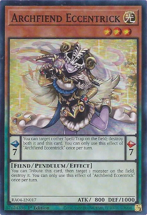 Image for Archfiend Eccentrick (Quarter Century Stampede) (RA04-EN017) - YuGiOh