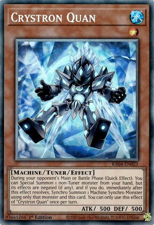 Image for Crystron Quan (PCR) (Quarter Century Stampede) (RA04-EN021) - YuGiOh