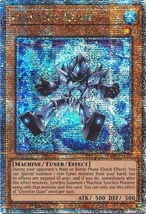 Image for Crystron Quan (Quarter Century Secret Rare) (Quarter Century Stampede) (RA04-EN021) - YuGiOh