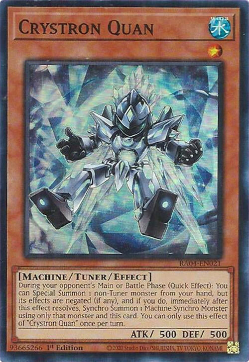 Image for Crystron Quan (Quarter Century Stampede) (RA04-EN021) - YuGiOh