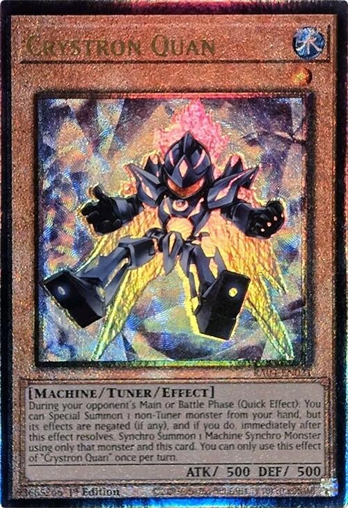 Image for Crystron Quan (PUR) (Quarter Century Stampede) (RA04-EN021) - YuGiOh
