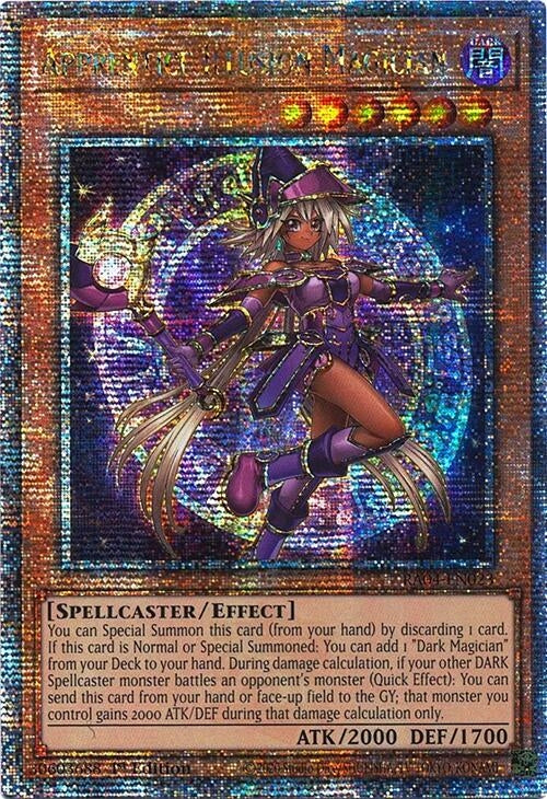 Image for Apprentice Illusion Magician (Quarter Century Secret Rare) (Quarter Century Stampede) (RA04-EN023) - YuGiOh