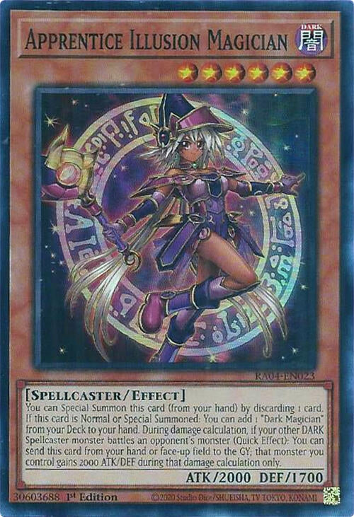 Image for Apprentice Illusion Magician (Quarter Century Stampede) (RA04-EN023) - YuGiOh
