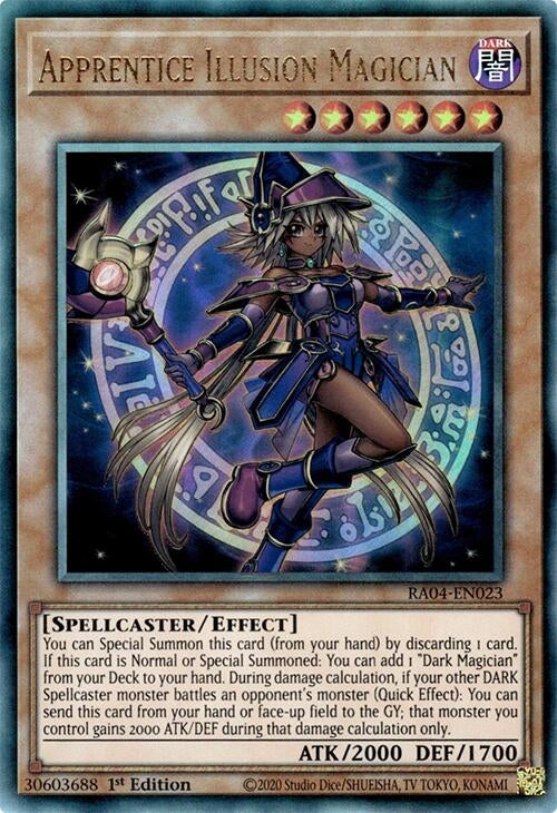 Image for Apprentice Illusion Magician (PUR) (Quarter Century Stampede) (RA04-EN023) - YuGiOh