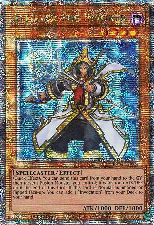 Image for Aleister the Invoker (Alternate Art) (Quarter Century Secret Rare) (Quarter Century Stampede) (RA04-EN024) - YuGiOh