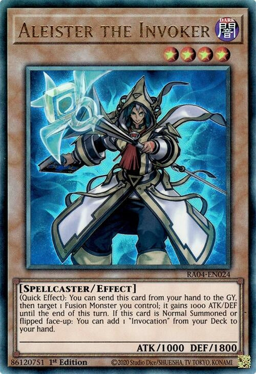 Image for Aleister the Invoker (Alternate Art) (PUR) (Quarter Century Stampede) (RA04-EN024) - YuGiOh