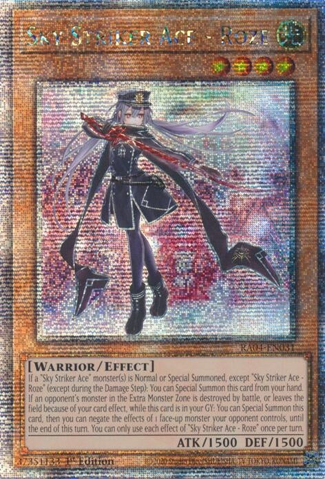 Image for Sky Striker Ace - Roze (Quarter Century Secret Rare) (Quarter Century Stampede) (RA04-EN031) - YuGiOh