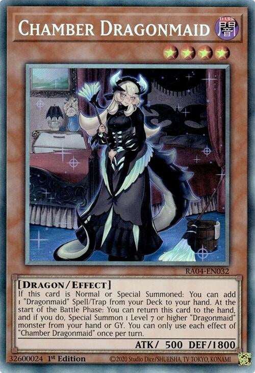 Image for Chamber Dragonmaid (PCR) (Quarter Century Stampede) (RA04-EN032) - YuGiOh