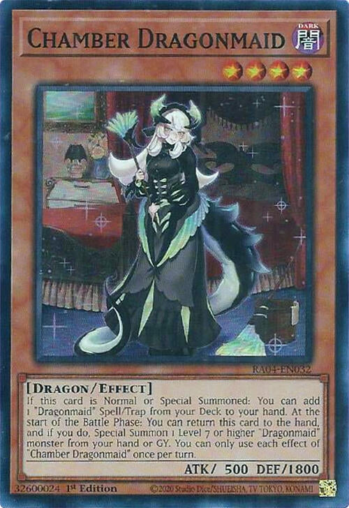 Image for Chamber Dragonmaid (Quarter Century Stampede) (RA04-EN032) - YuGiOh
