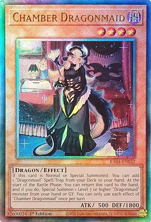 Image for Chamber Dragonmaid (PUR) (Quarter Century Stampede) (RA04-EN032) - YuGiOh