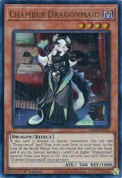 Image for Chamber Dragonmaid (UR) (Quarter Century Stampede) (RA04-EN032) - YuGiOh