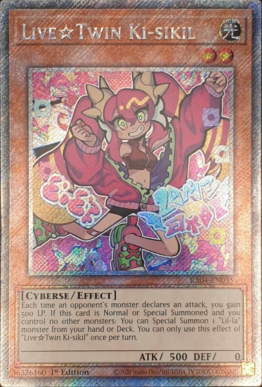 Image for LiveTwin Ki-sikil (Platinum Secret Rare) (Quarter Century Stampede) (RA04-EN035) - YuGiOh