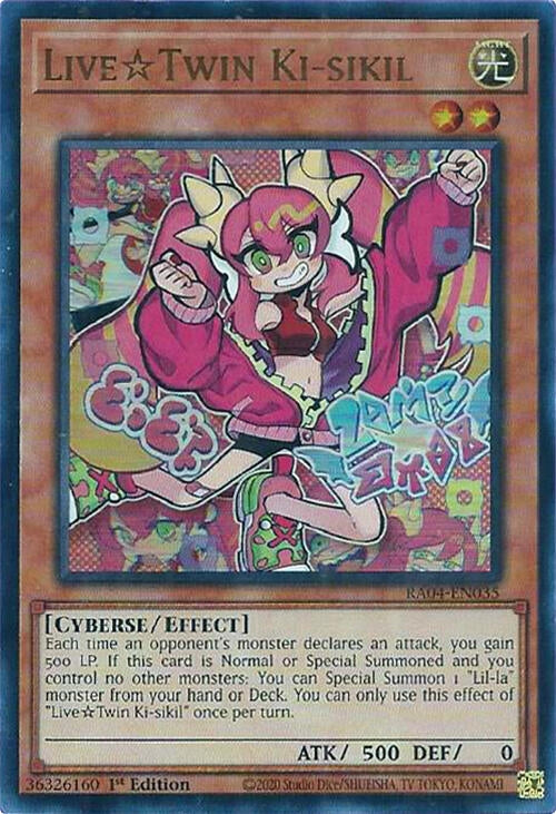 Image for LiveTwin Ki-sikil (UR) (Quarter Century Stampede) (RA04-EN035) - YuGiOh